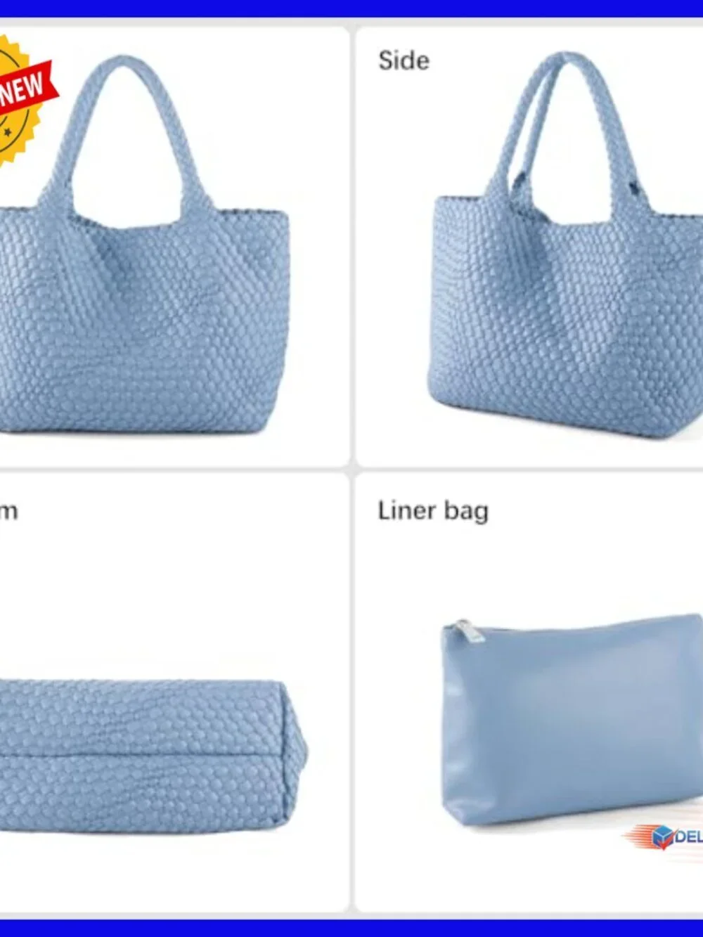 Handmade Vegan Leather Tote Bag Hobo Satchel Shoulder Bag Women